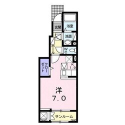 椿が丘団地入口 徒歩1分 1階の物件間取画像